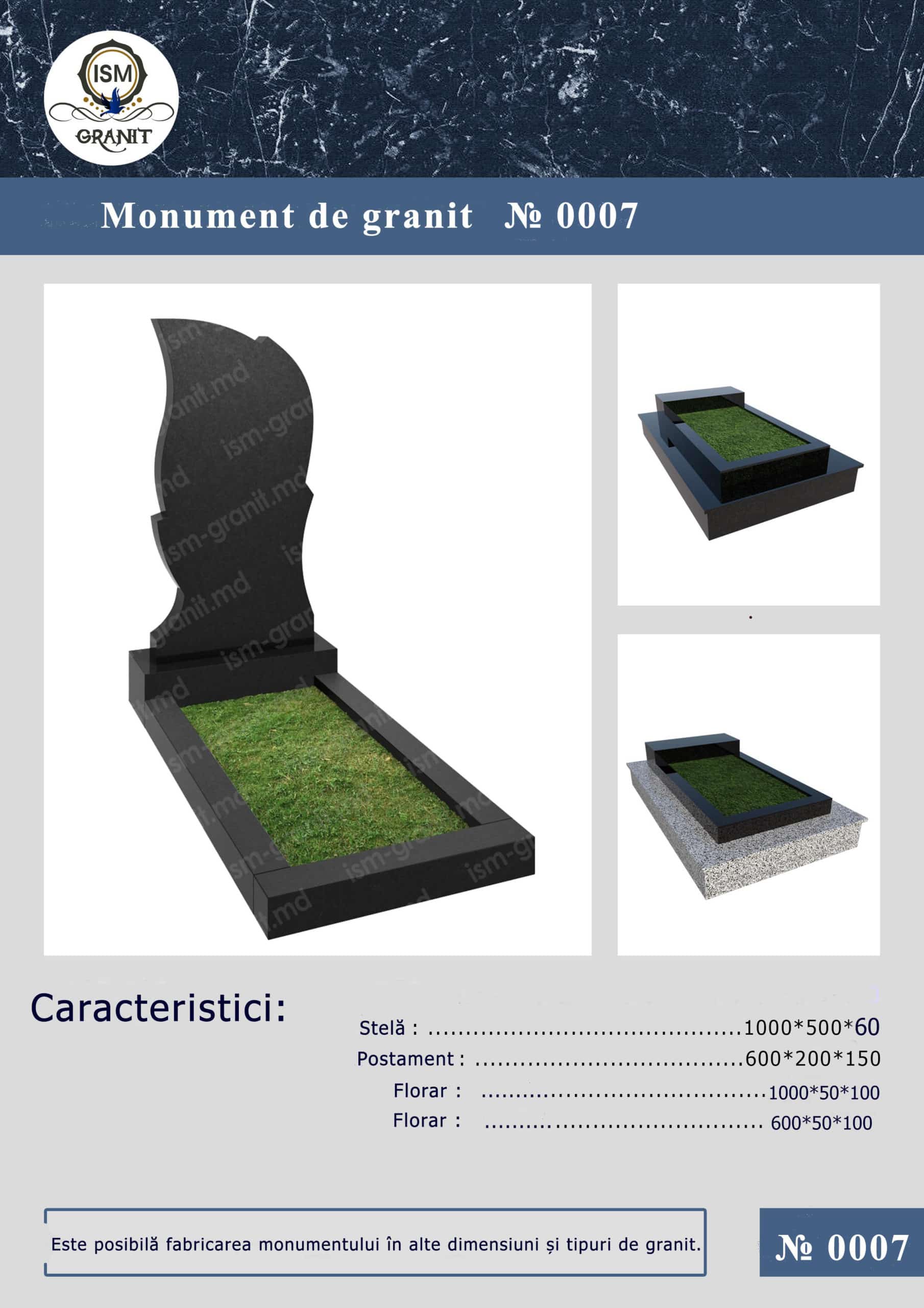 7-0 MONUMENT PE MORMÂNT GP.0007